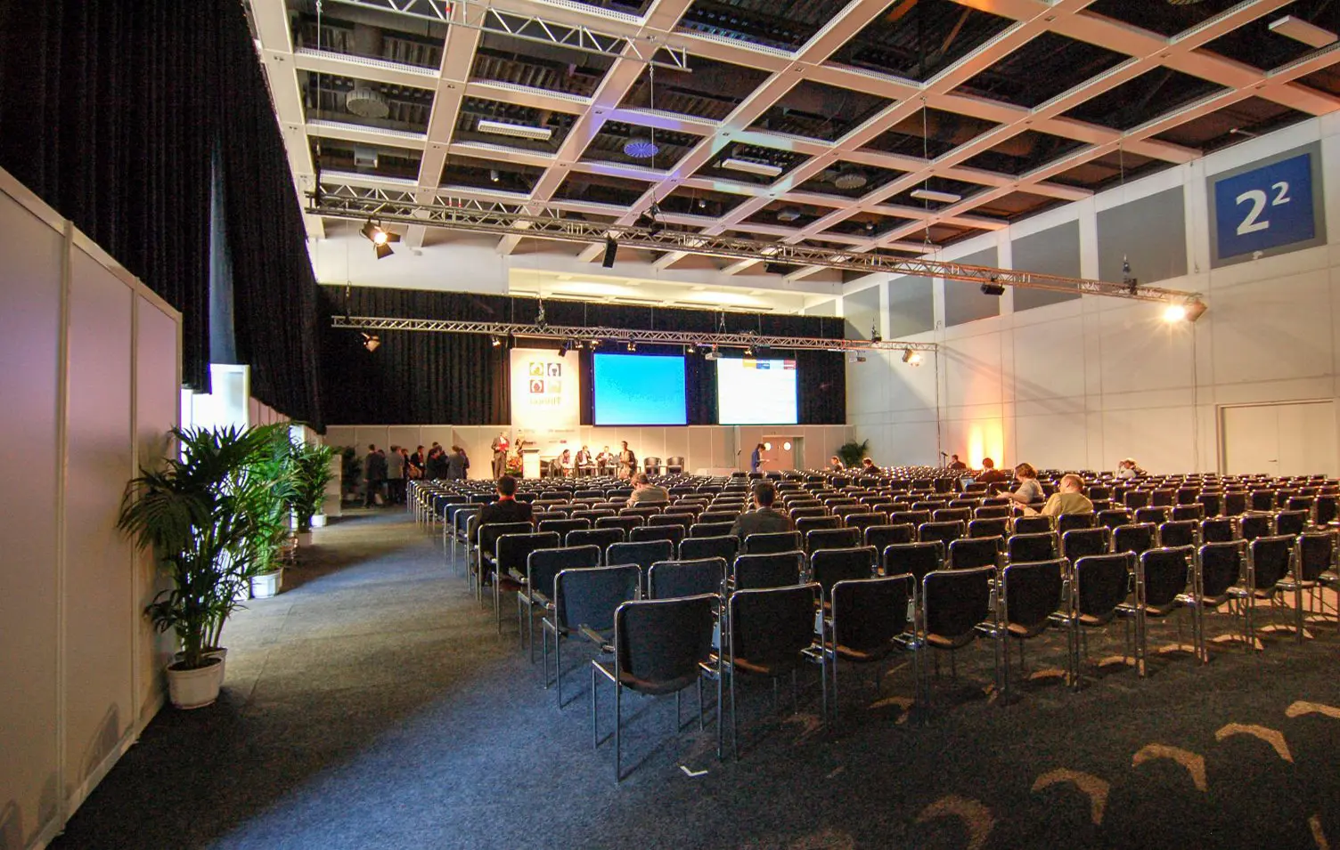 Event setup at Grey Eagle Resort and Casino