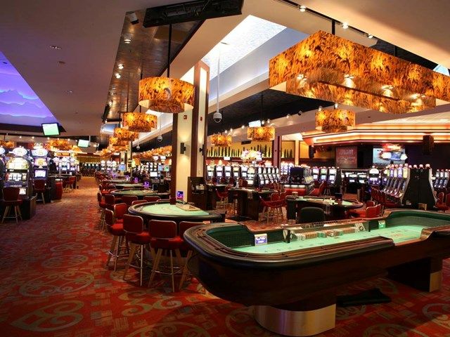 High limit gaming room at Grey Eagle Resort and Casino