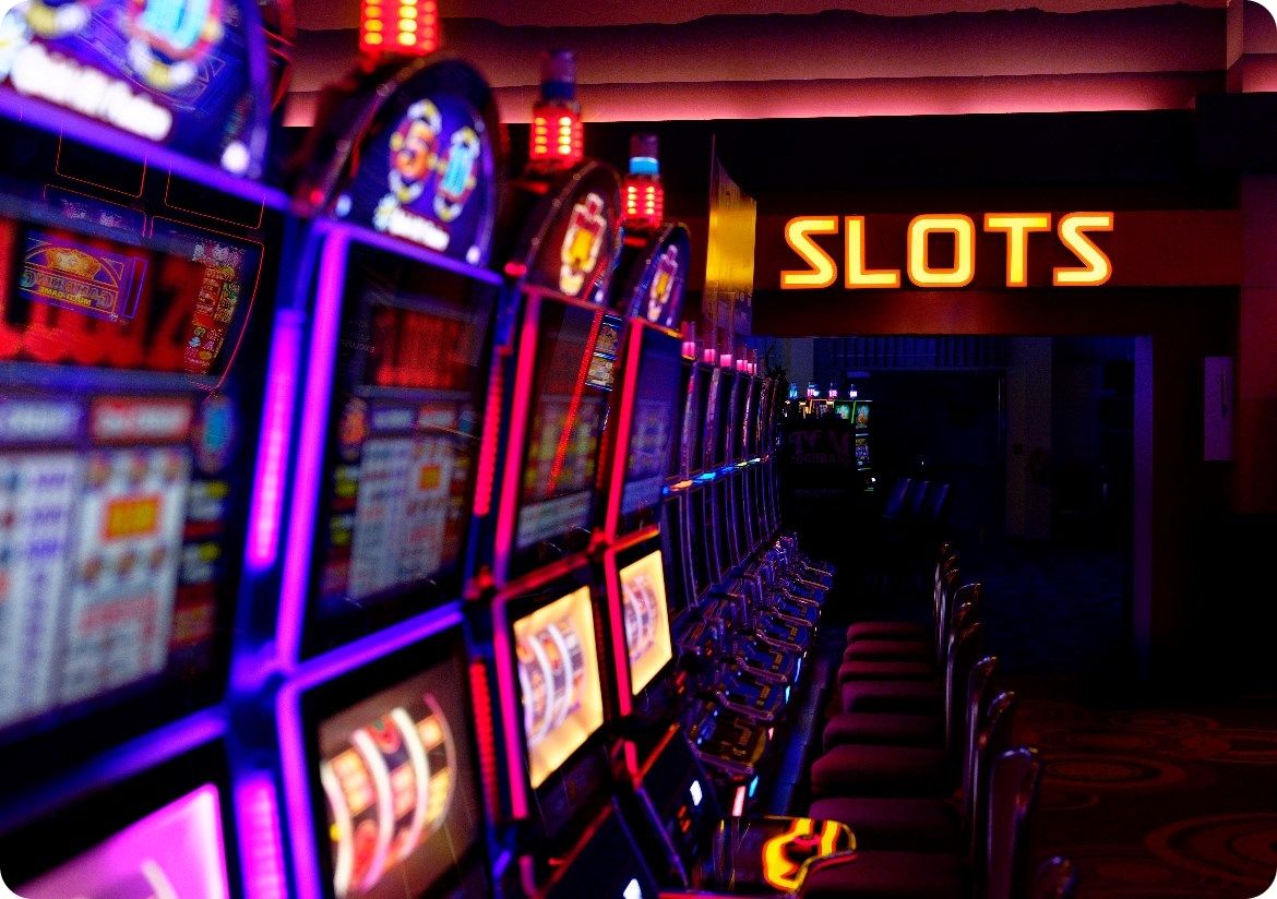 Slot machines at Grey Eagle Resort and Casino